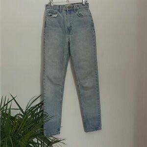 American Apparel Light Blue High Rise Jeans